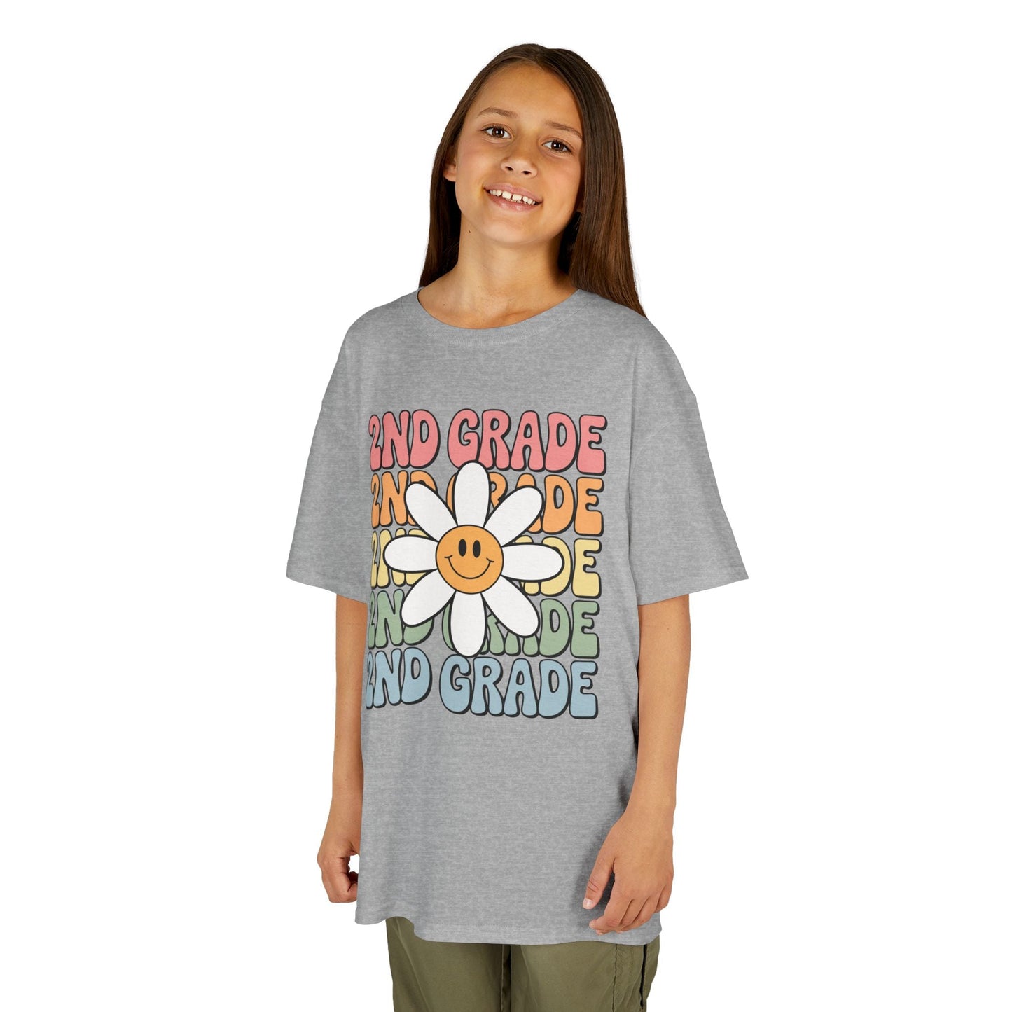 Groovy 2nd Grade Back To School First Day of Second Grade T-Shirt