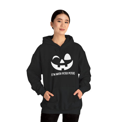Im With Peter Couple Halloween Adult Eater Pumpkin Hoodie