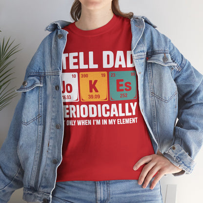 I Tell Dad Jokes Periodically Element Vintage Father's Day T-Shirt