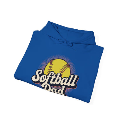 Funny Fathers Day Softball Dad Gift From Daughter Son Wife Hoodie