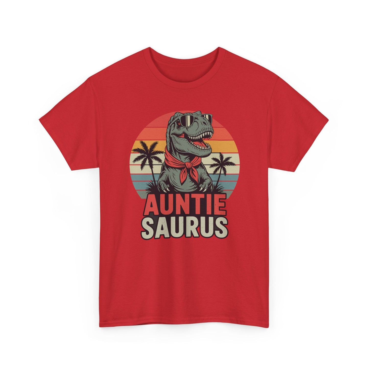 Auntiesaurus T Rex Dinosaur Auntie Saurus Family Matching T-Shirt