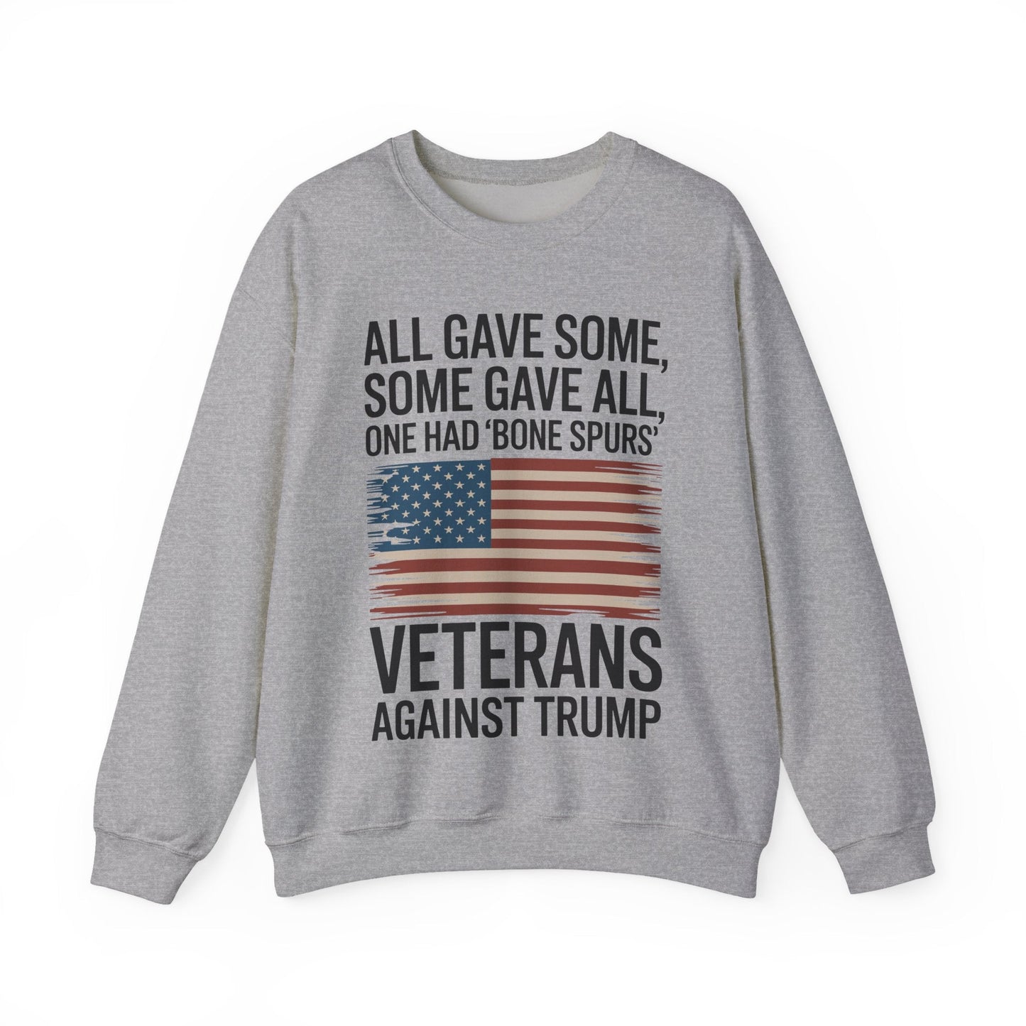 Veterans Against Trump Anti Trump Political Protest Sweatshirt