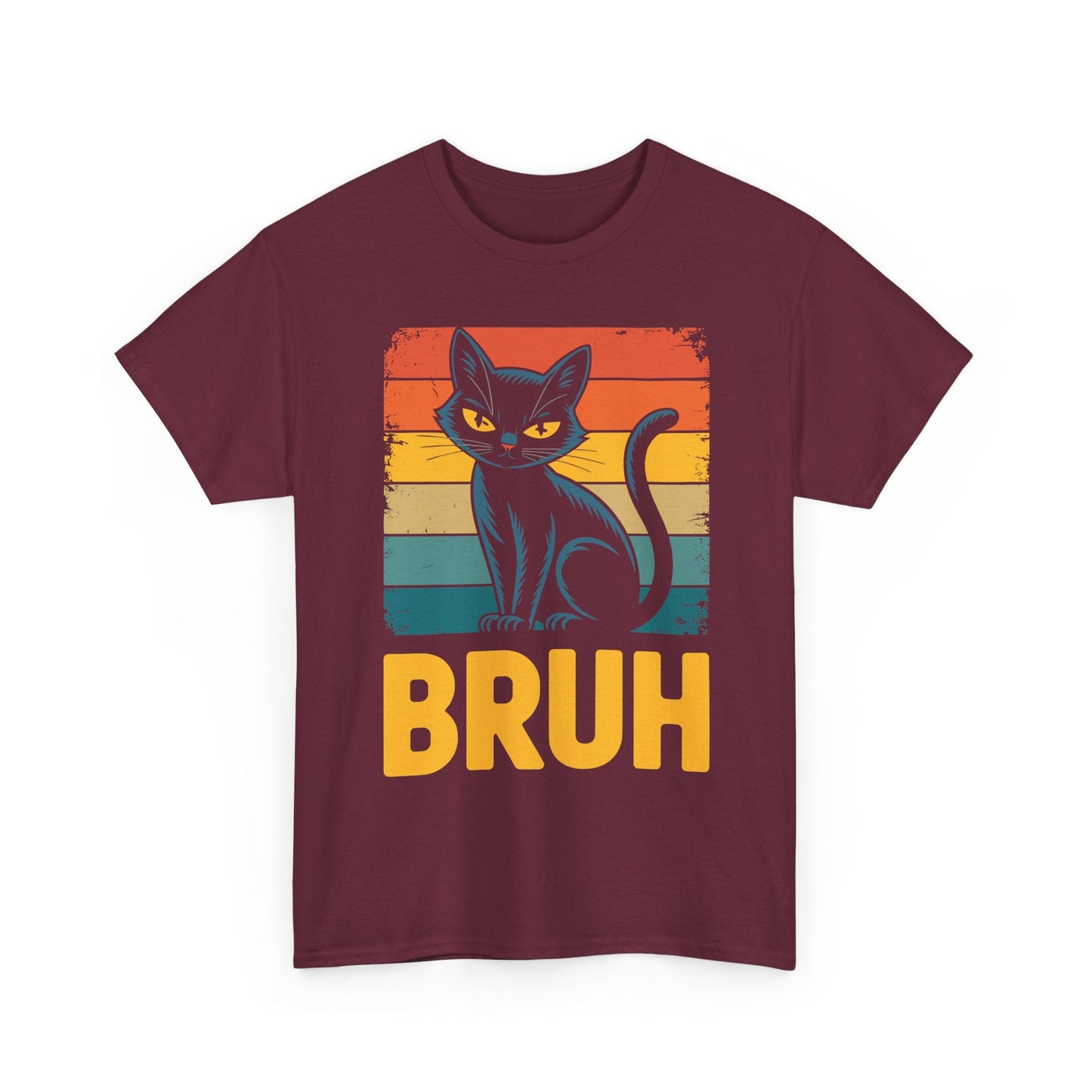 Funny Cat Bruh For Teens Boys Girls Men Women Meme Graphic T-Shirt