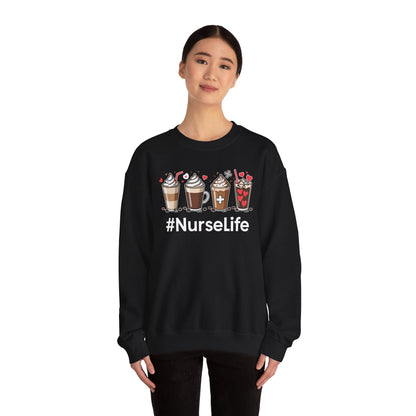 Nurse Life Funny Coffee Nurses Fuel Registered Nurse Medical Sweatshirt