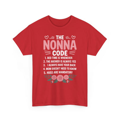 The A Nonna Code Funny Grandma Mothers Day Gifts T-Shirt