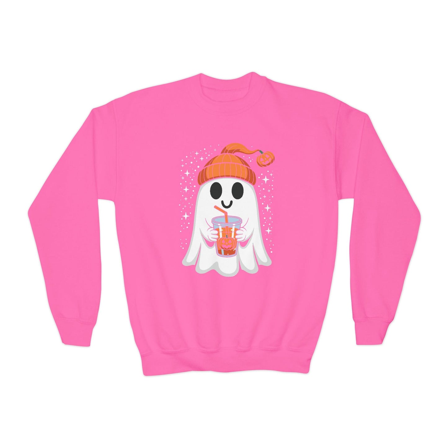 Halloween for Kids Cute Fall Ghost Sweatshirt