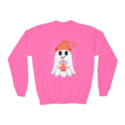 Halloween for Kids Cute Fall Ghost Sweatshirt