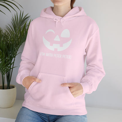 Im With Peter Couple Halloween Adult Eater Pumpkin Hoodie