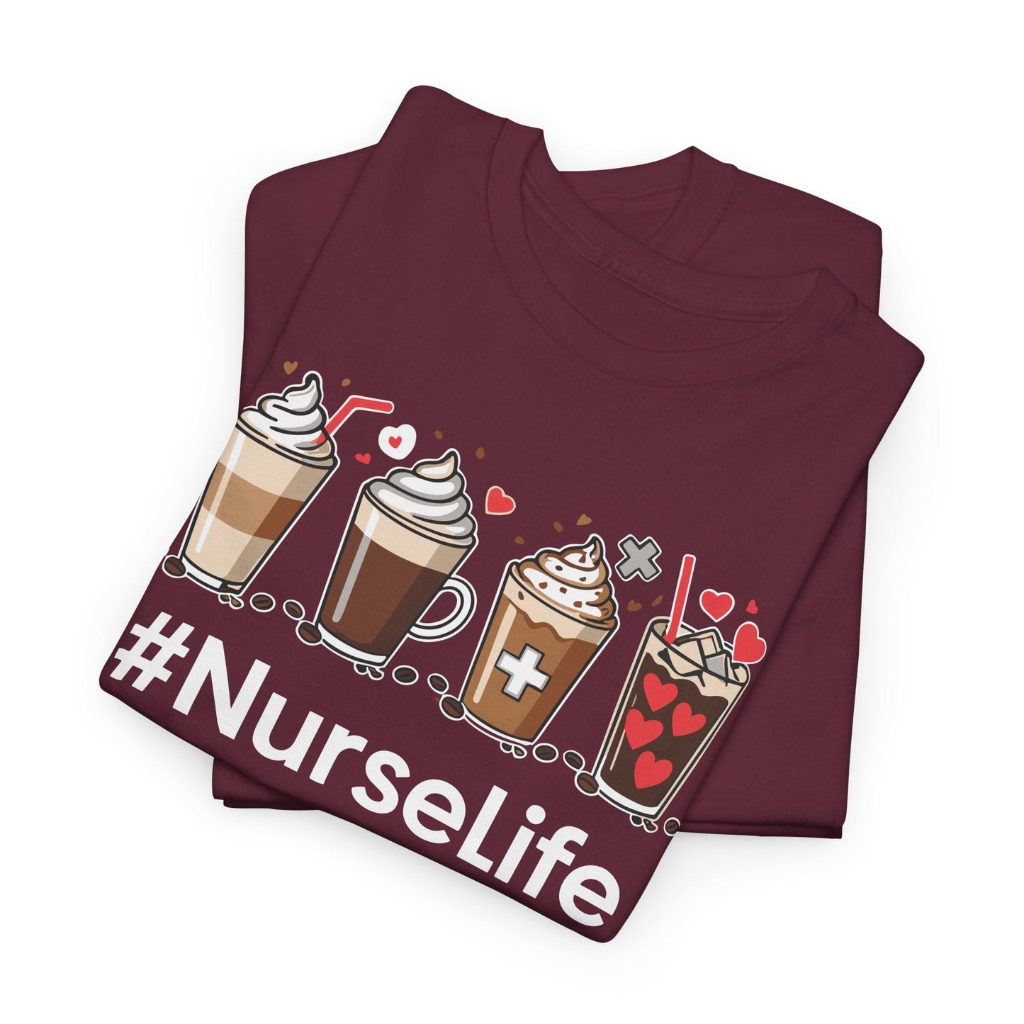 Nurse Life Funny Coffee Nurses Fuel Registered Nurse Medical T-Shirt