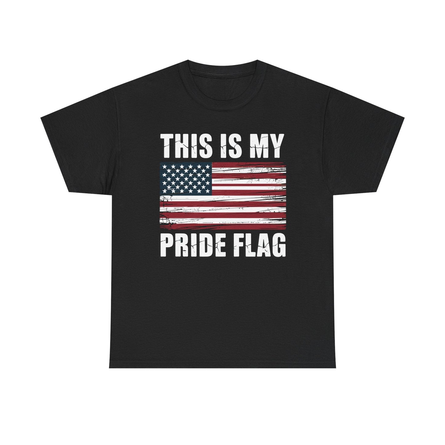 This Is My Pride Flag USA American 4th of July Patriotic T-Shirt