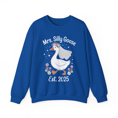 Mrs. Silly Goose Couple Matching Wedding Funny Bride to Be Sweatshirt