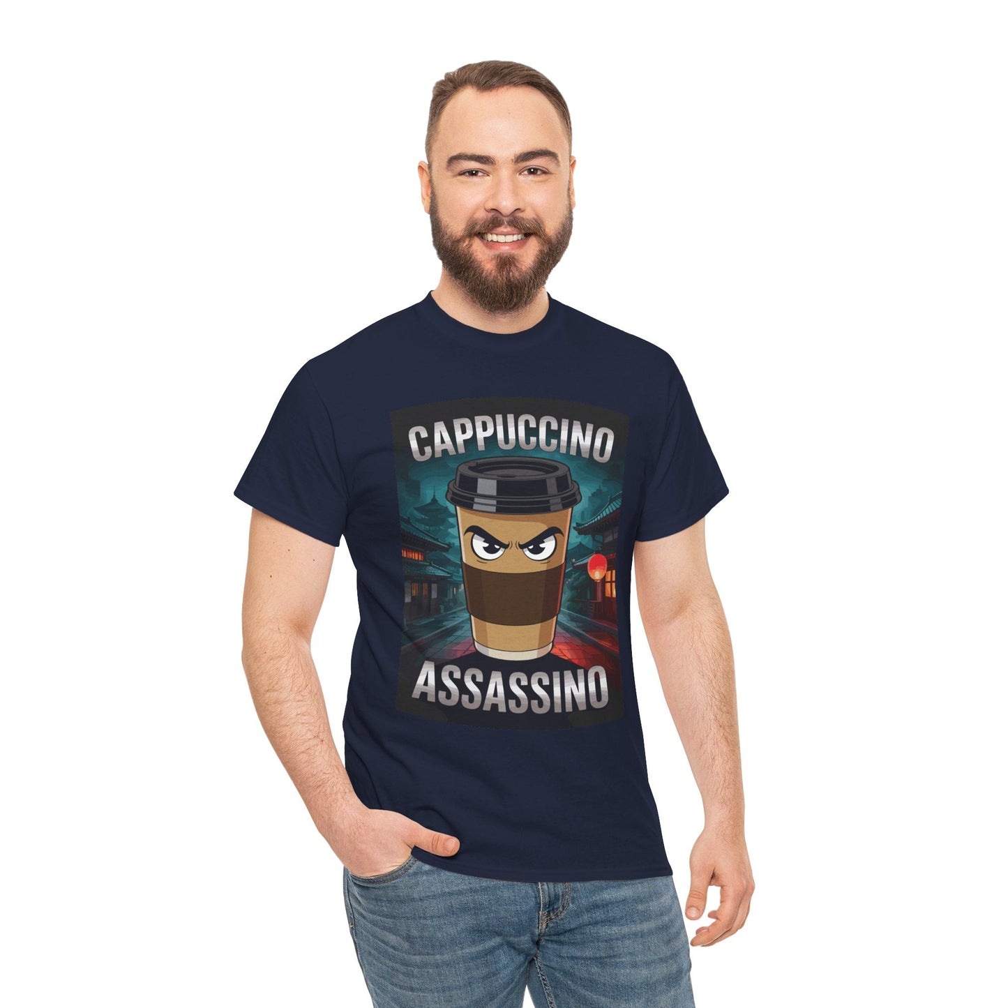 Cappuccino Assassino Coffee Lovers Italian Brainrot Meme T-Shirt