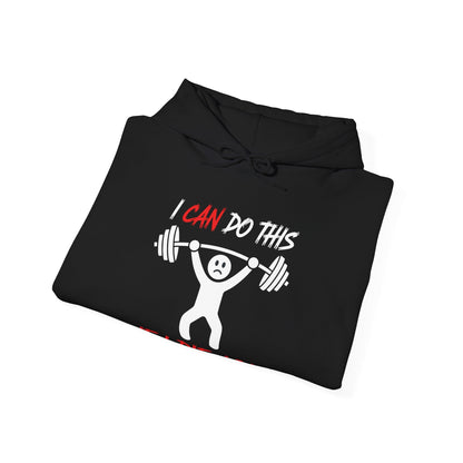 I Can Do This If I Die I Die Funny Fitness Workout Gym Hoodie