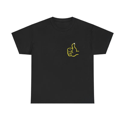 Funny Thumbs Up Emoji Graphic T-Shirt Positive Vibes