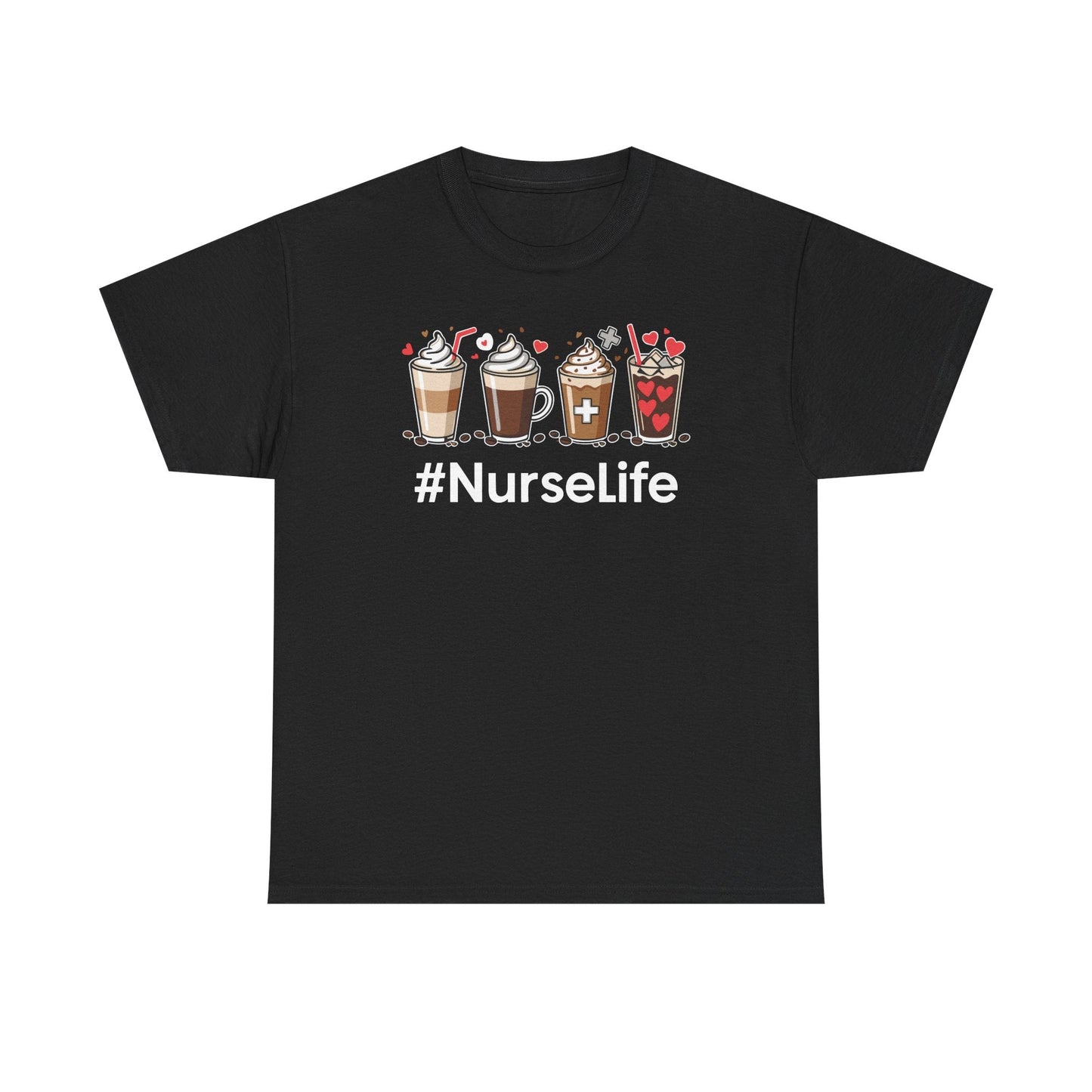 Nurse Life Funny Coffee Nurses Fuel Registered Nurse Medical T-Shirt