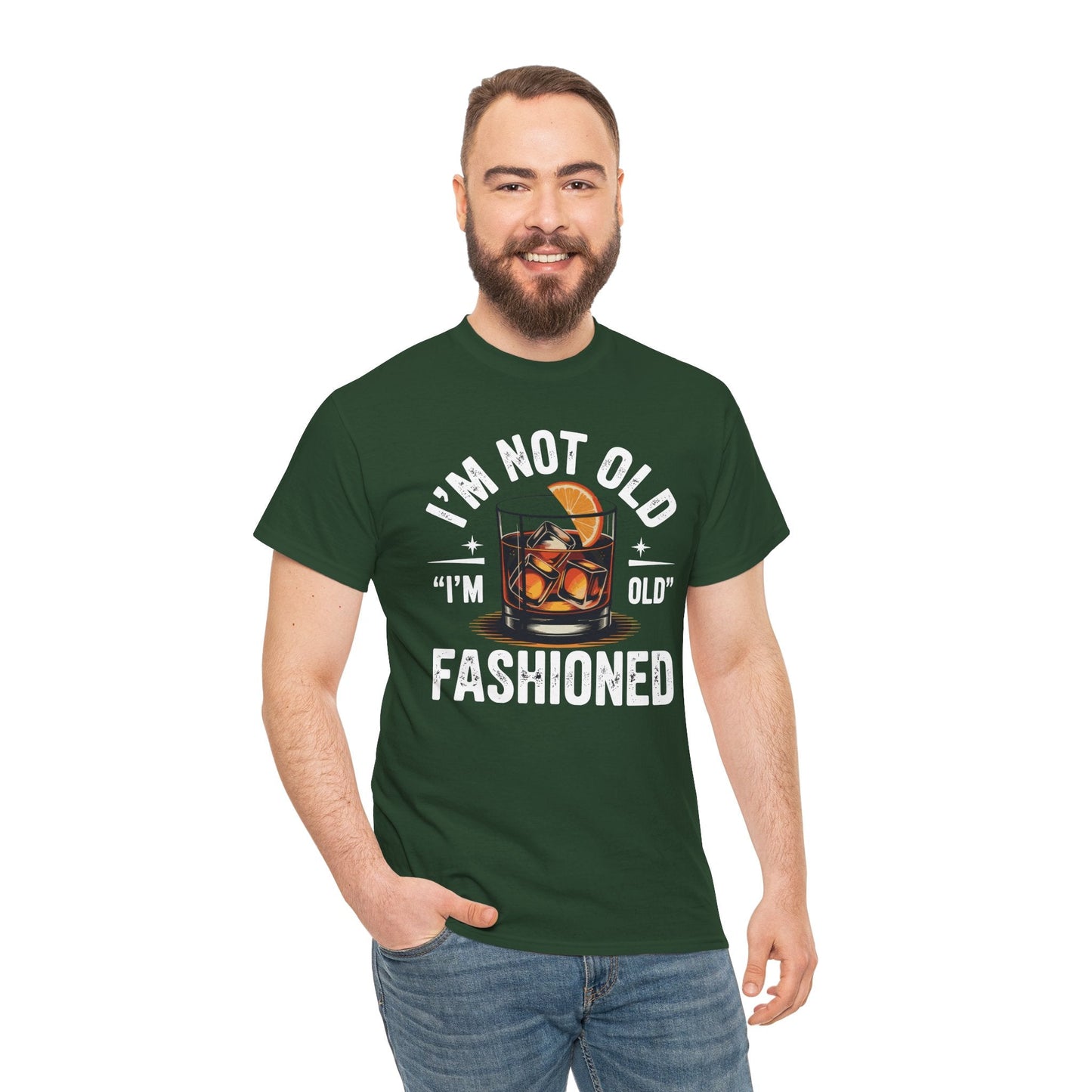 I'm Not Old I'm Old Fashioned Classic Whiskey Lover Vintage T-Shirt