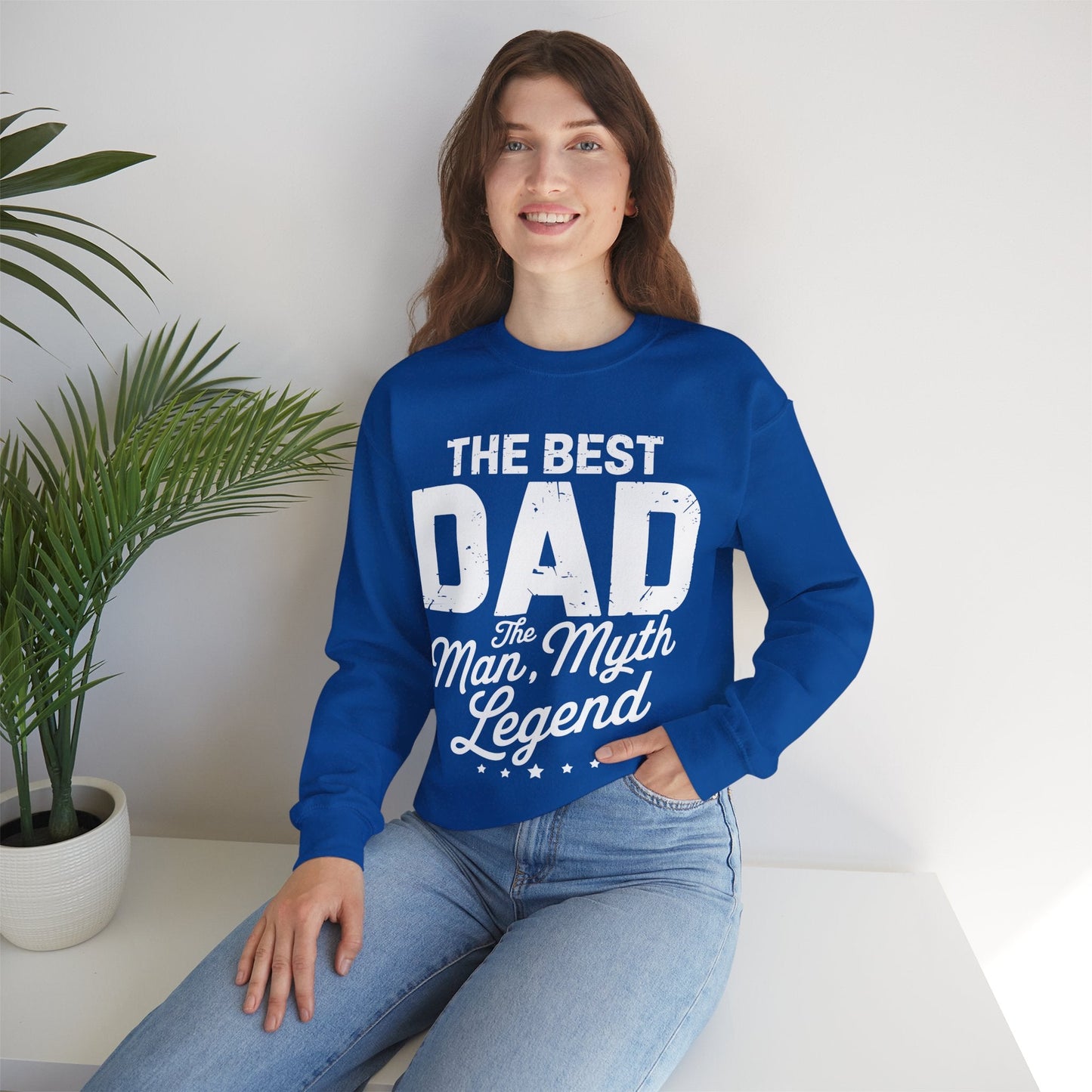 Dad The Man The Myth The Legend Men Papa Funny Father's Day Sweatshirt