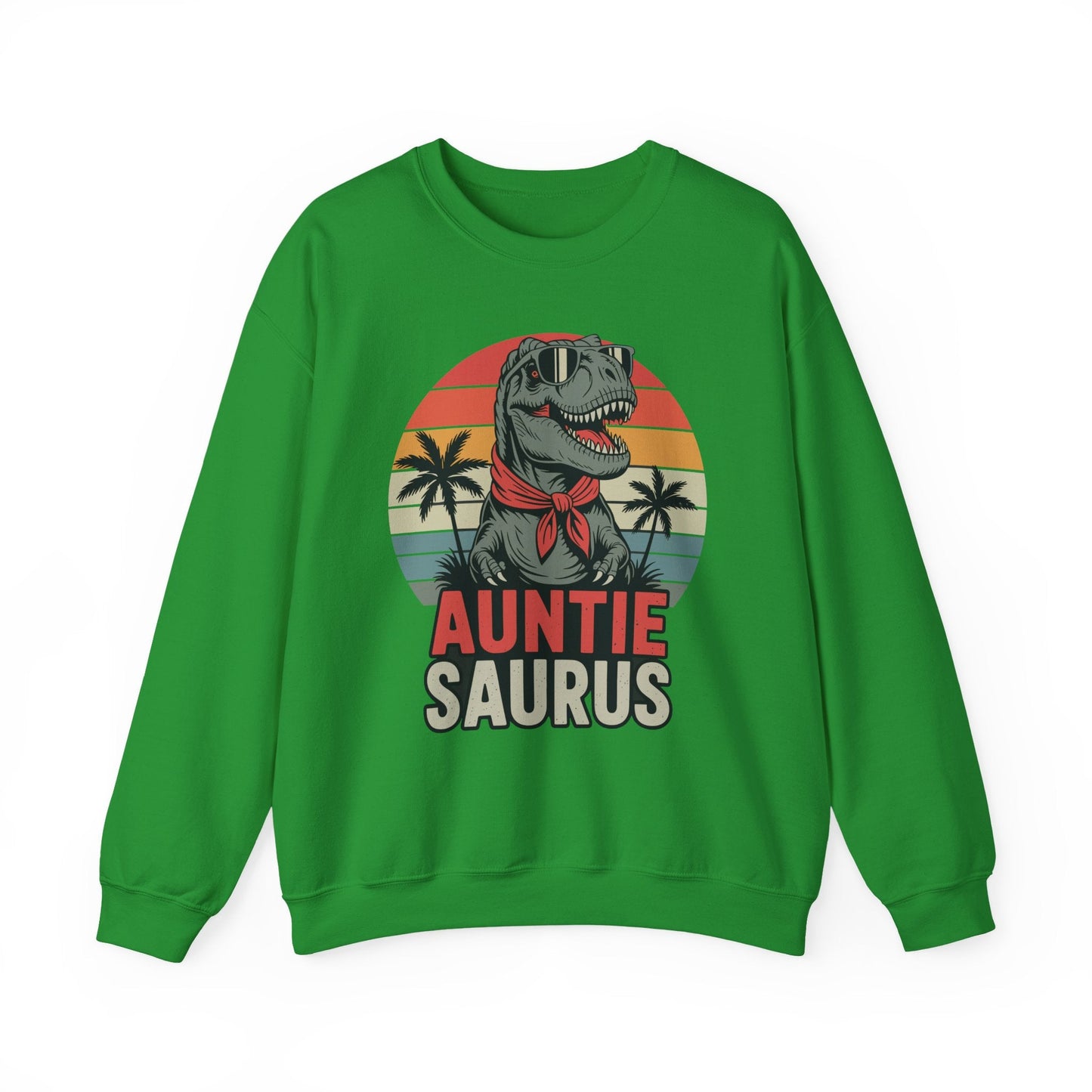 Auntiesaurus T Rex Dinosaur Auntie Saurus Family Matching Sweatshirt