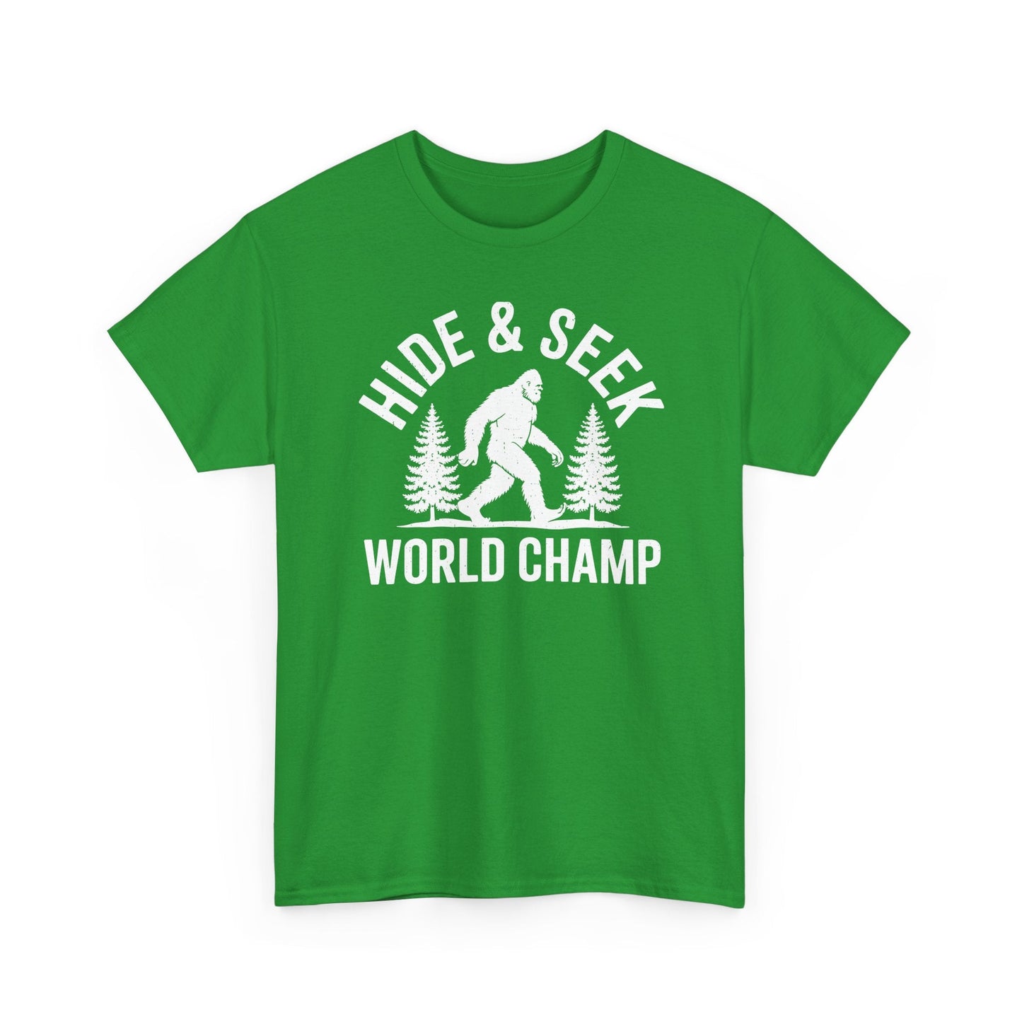 Bigfoot Hide And Seek World Champion Sasquatch Retro Vintage T-Shirt