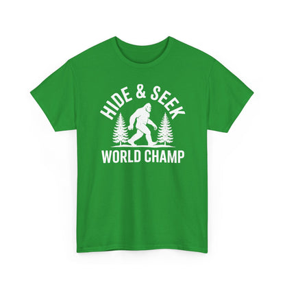 Bigfoot Hide And Seek World Champion Sasquatch Retro Vintage T-Shirt