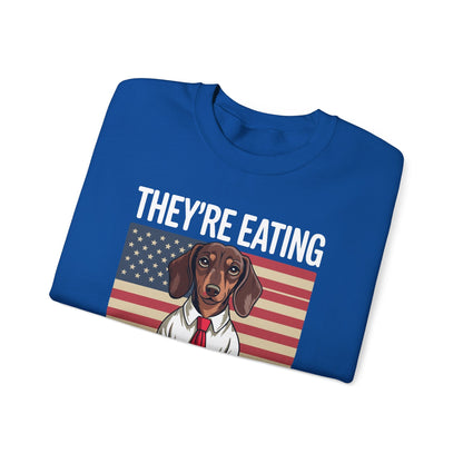 They're Eating the Dogs Trump Hot Dog Sweatshirt