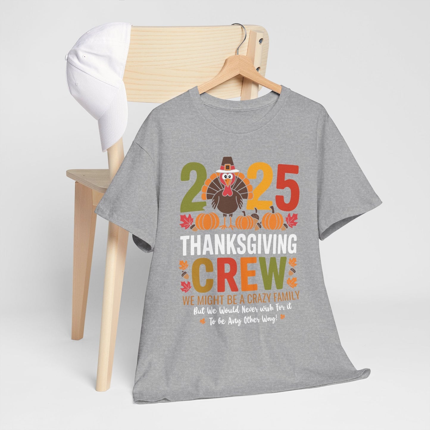 Family Thanksgiving 2025 Thanksgiving Crew Turkey Matching T-Shirt