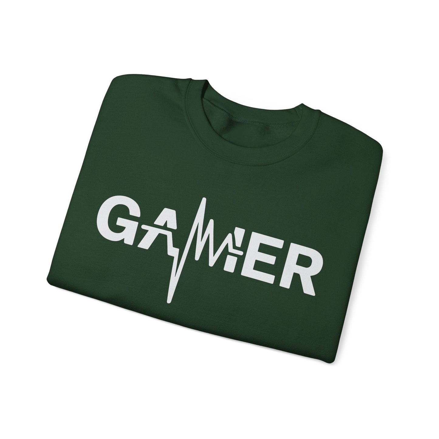 Gamer Heartbeat Video Games Graphic Sweatshirt