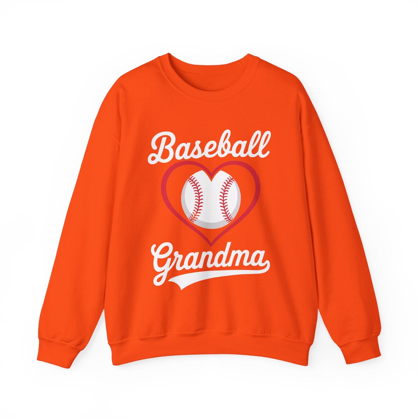 Baseball Grandma Women Baseball Heart Mothers Day Sweatshirt
