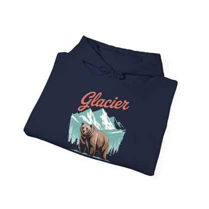 Glacier National Park retro Hoodie