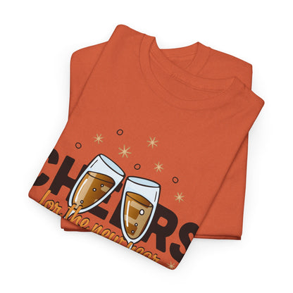 Happy New Year Cheers T-Shirt Festive New Year’s Eve Party Tee for Men and Women