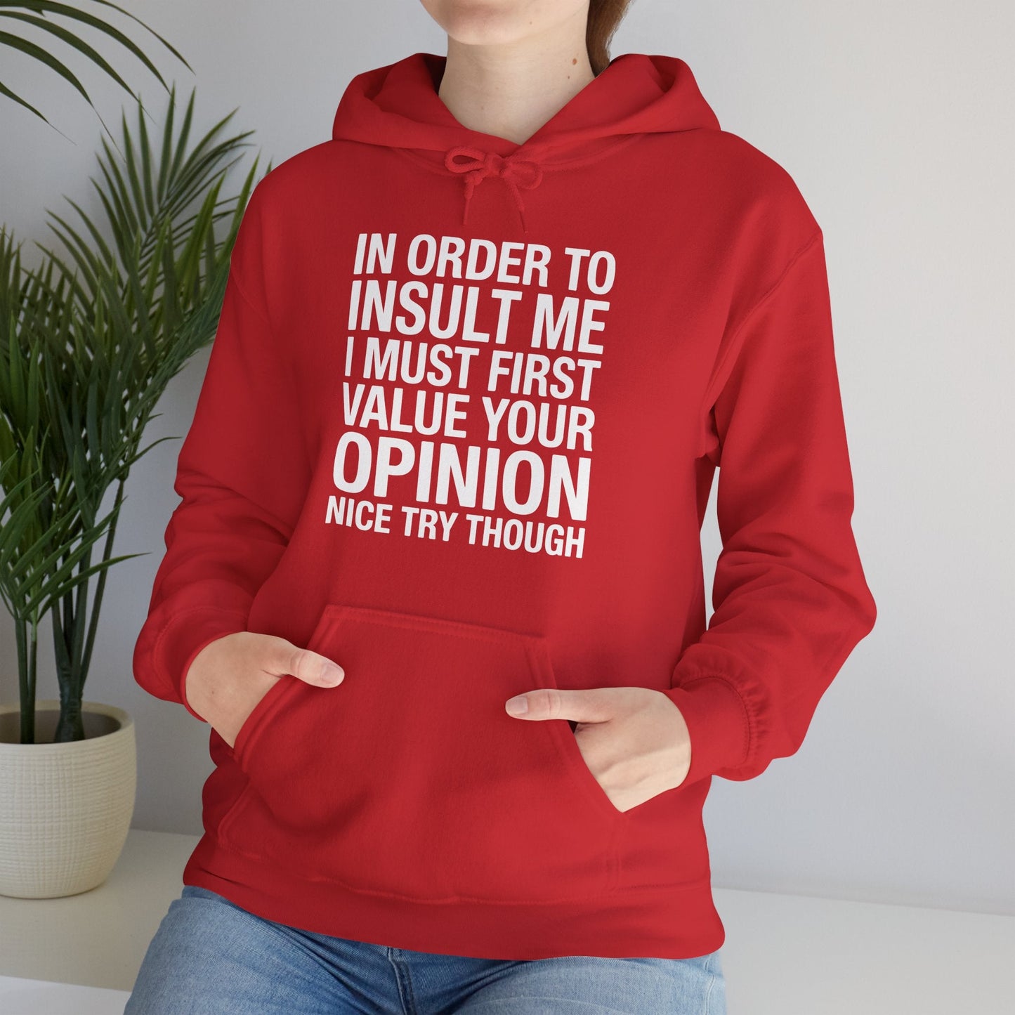 Funny In Order To Insult Me Joke Sarcastic Hoodie