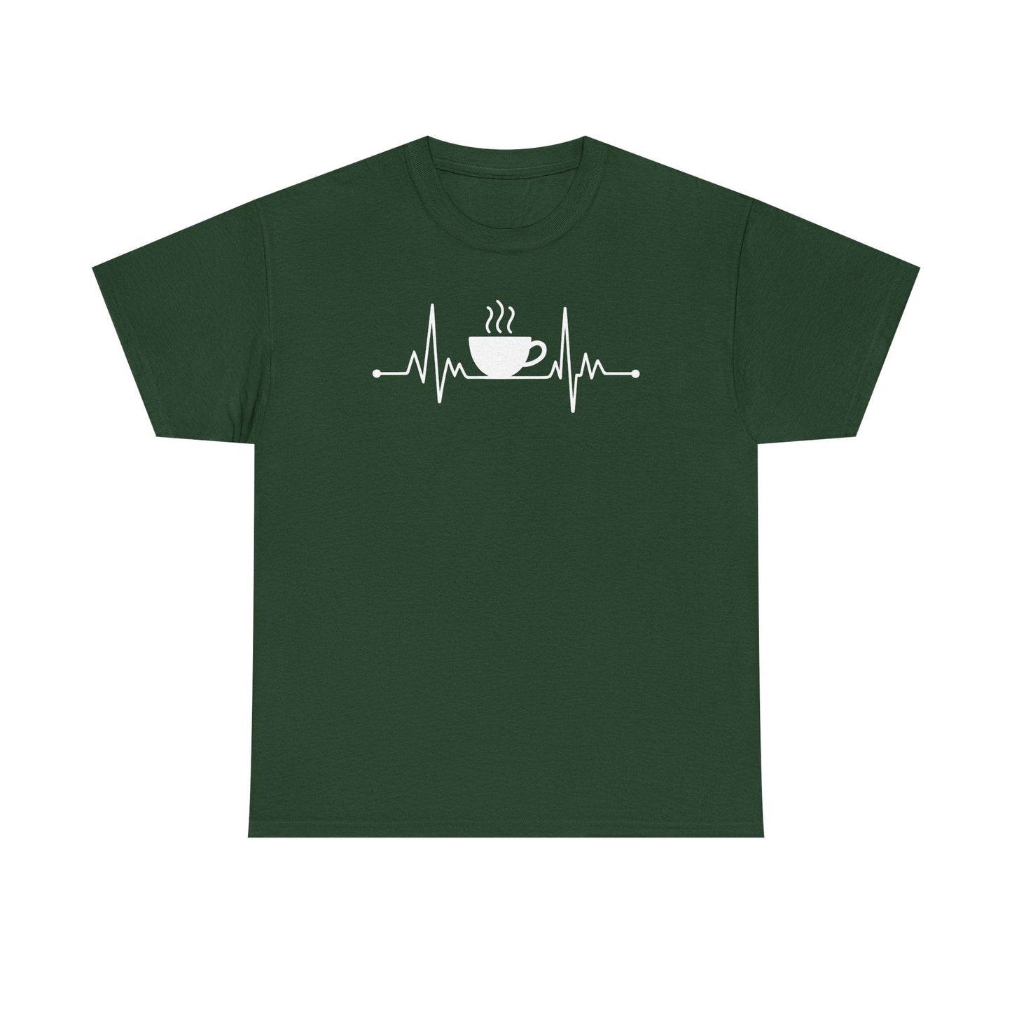 Coffee Heartbeat Drinking Coffee T-Shirt