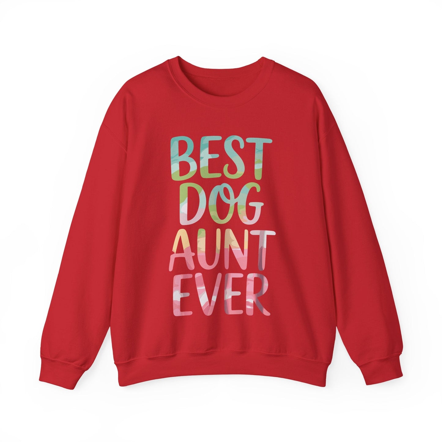 Best Dog Aunt Ever Shirt Women Dog Lover Auntie Mothers Day Sweatshirt