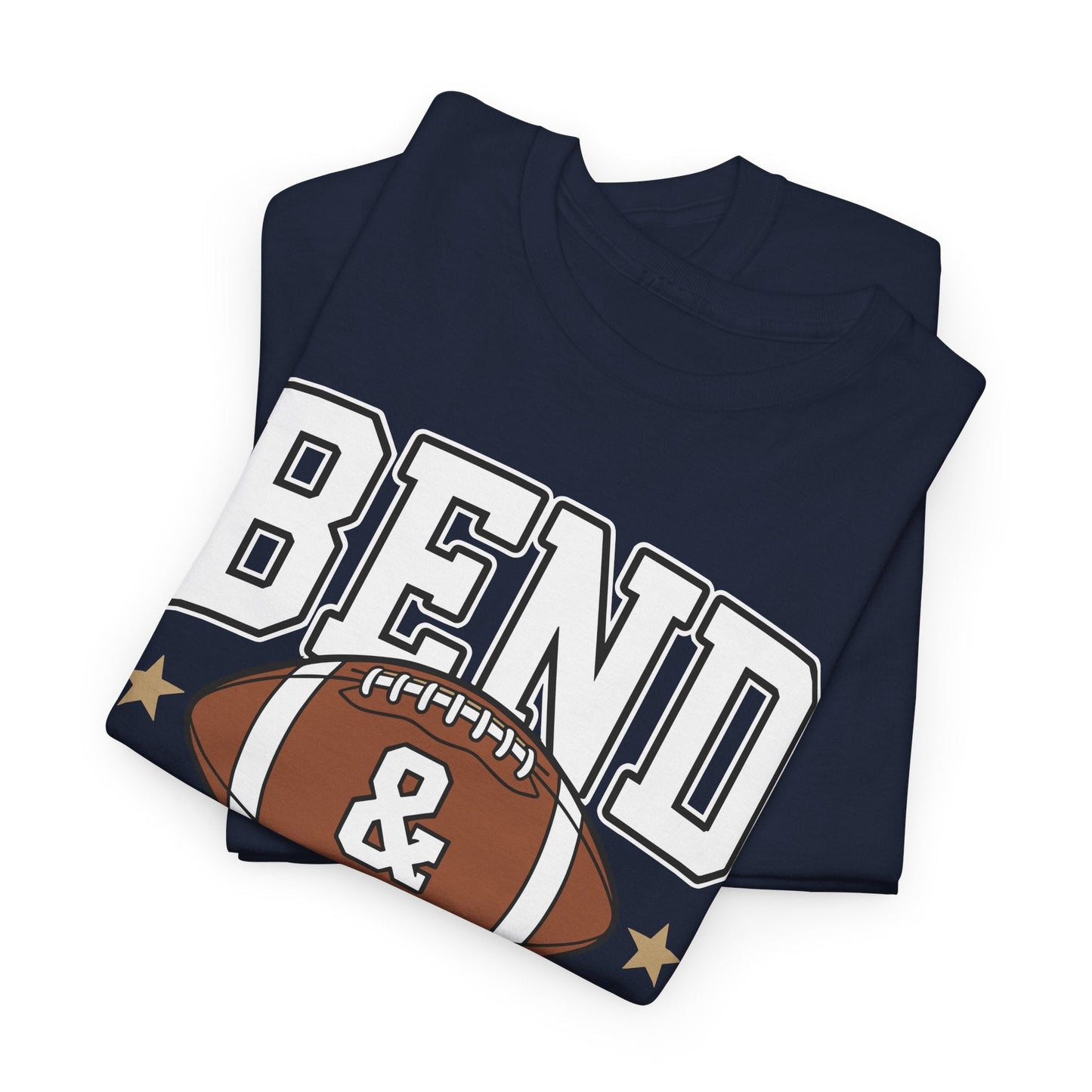 Funny Game Day Touchdown Season Cute Bend and Snap Football T-Shirt