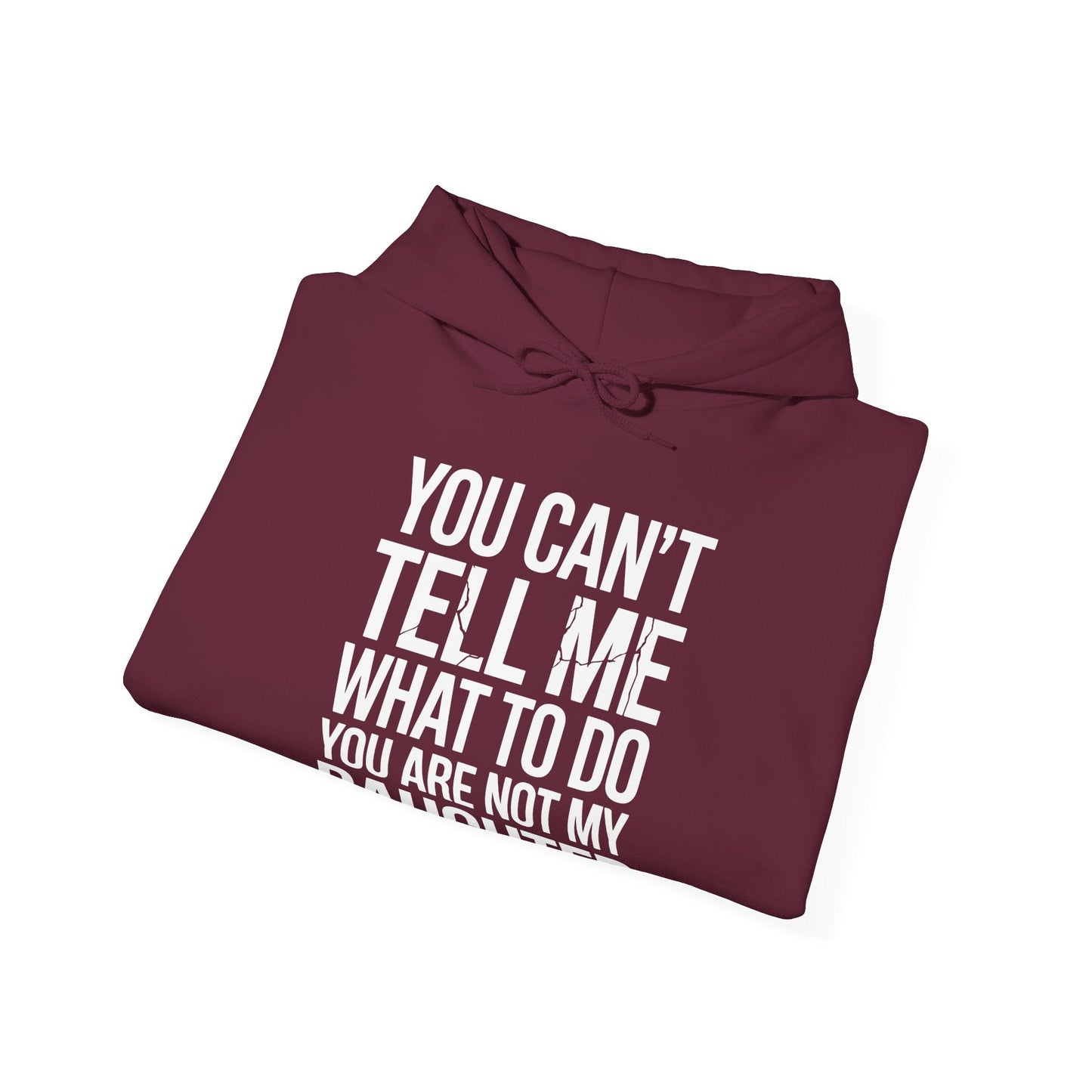 You can't tell me what to do You are not my daughter Vintage Hoodie