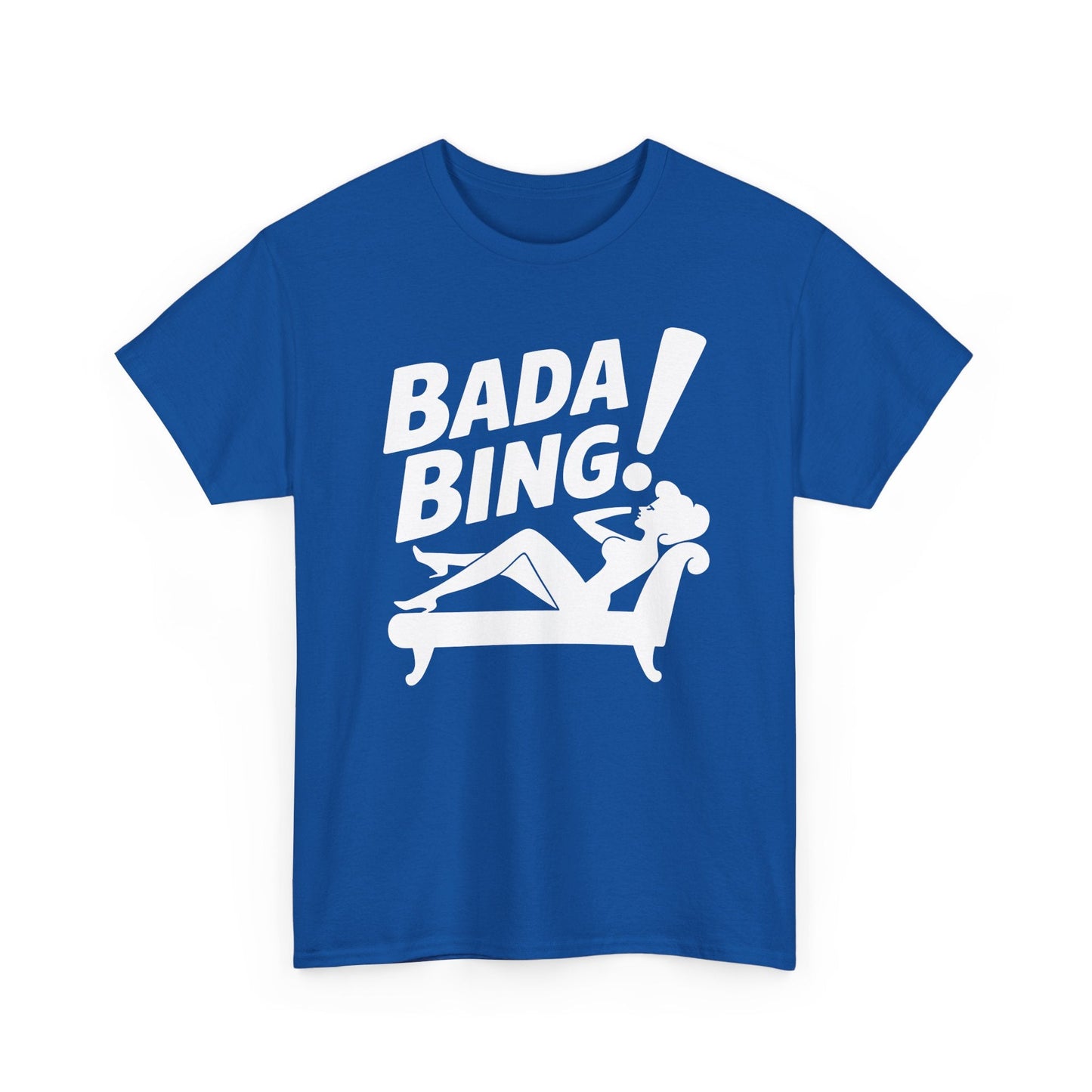 Funny Vintage Bada Sarcastic Bing Retro Sexy Girl Bada Bam T-Shirt