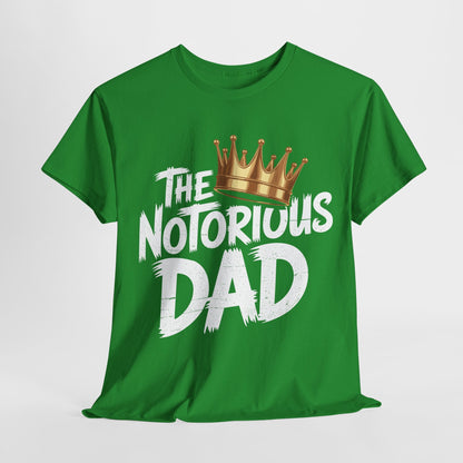 Old School Funny Hip Hop Fathers Day Notorious Dad T-Shirt