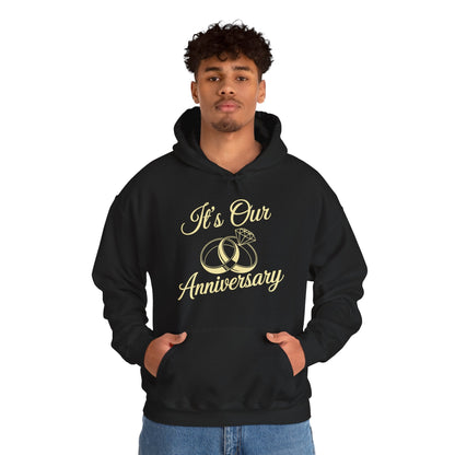 It's Our Anniversary Shirts for Married Couples Husband Wife Hoodie