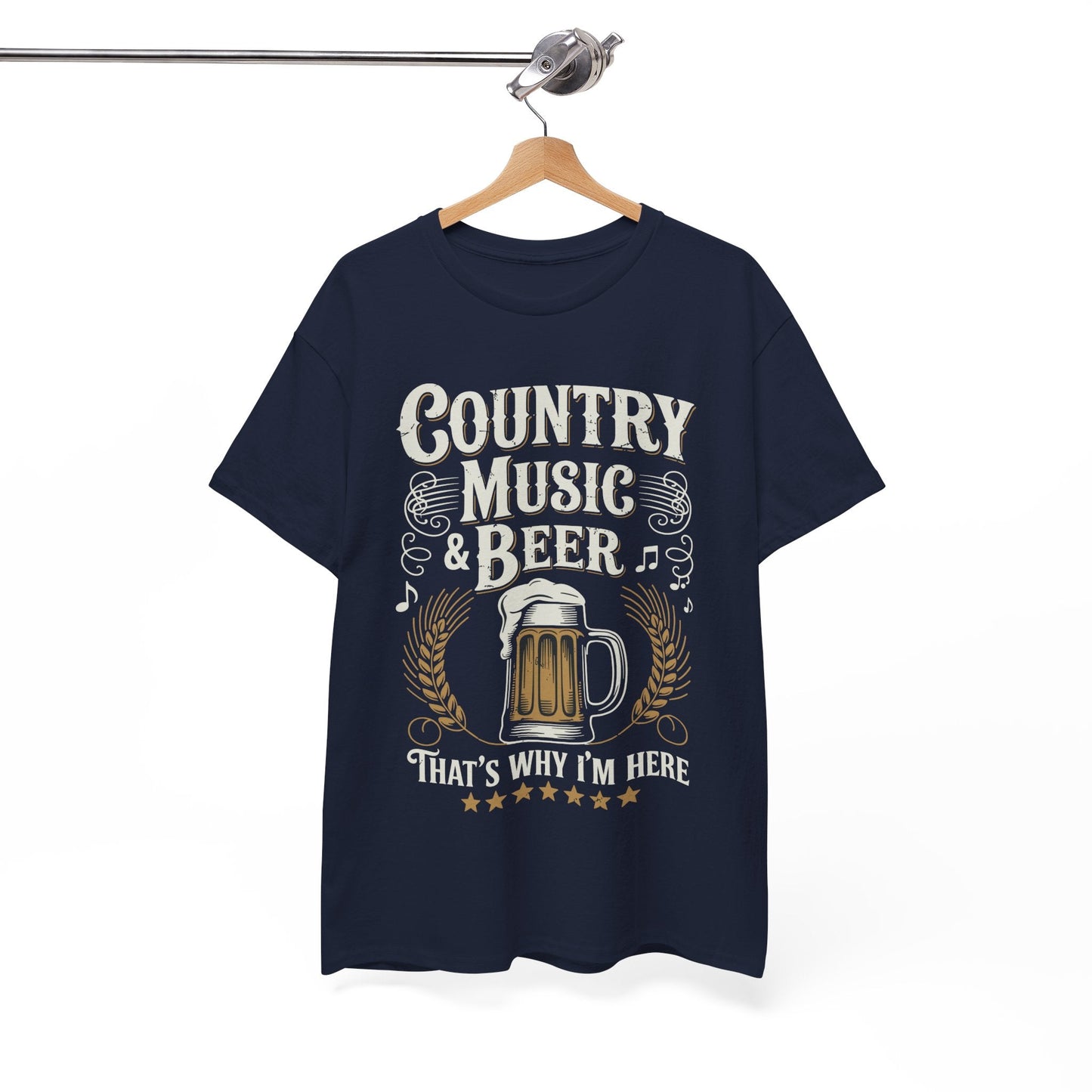 Vintage Country Music and Beer That's Why I'm Here Legends T-Shirt