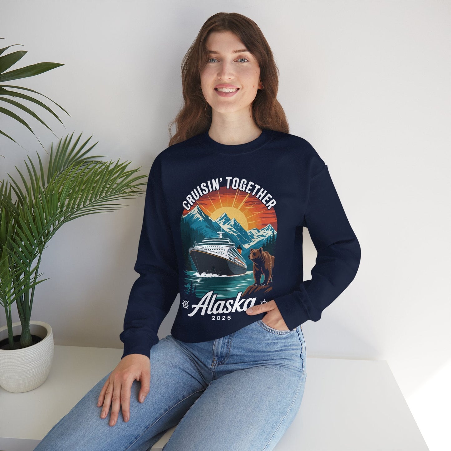 Cruisin Together Alaska 2025 Family Friend Alaska Cruise Sweatshirt