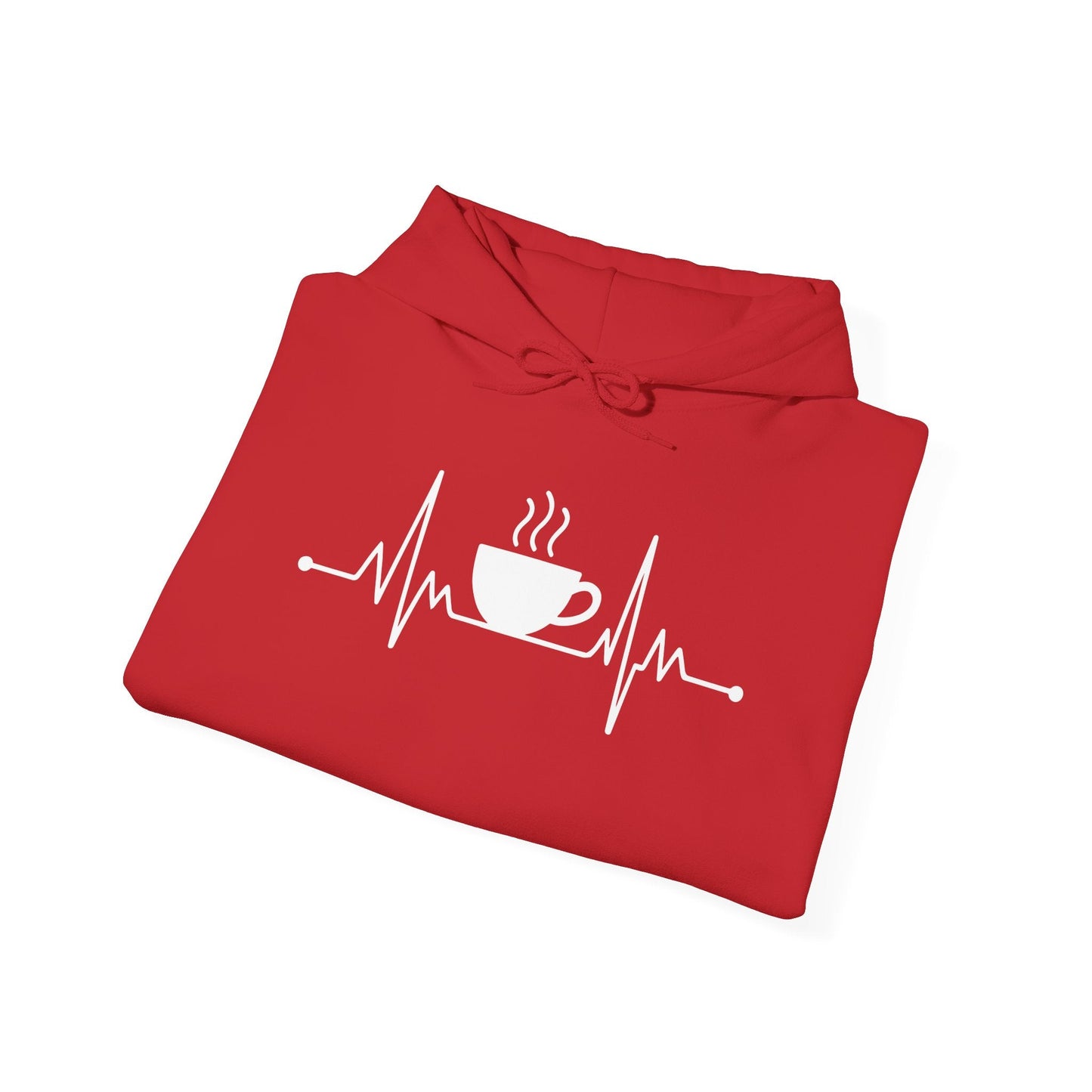 Coffee Heartbeat Drinking Coffee Hoodie