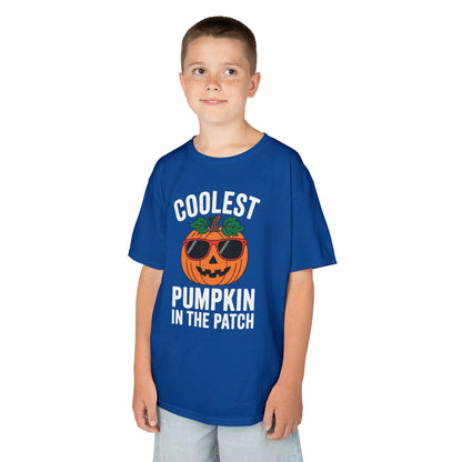 Kids Coolest Pumpkin In The Patch Halloween For Boys Girls T-Shirt