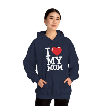 I Love My Mom Mothers Day from Daughter or Son Hoodie