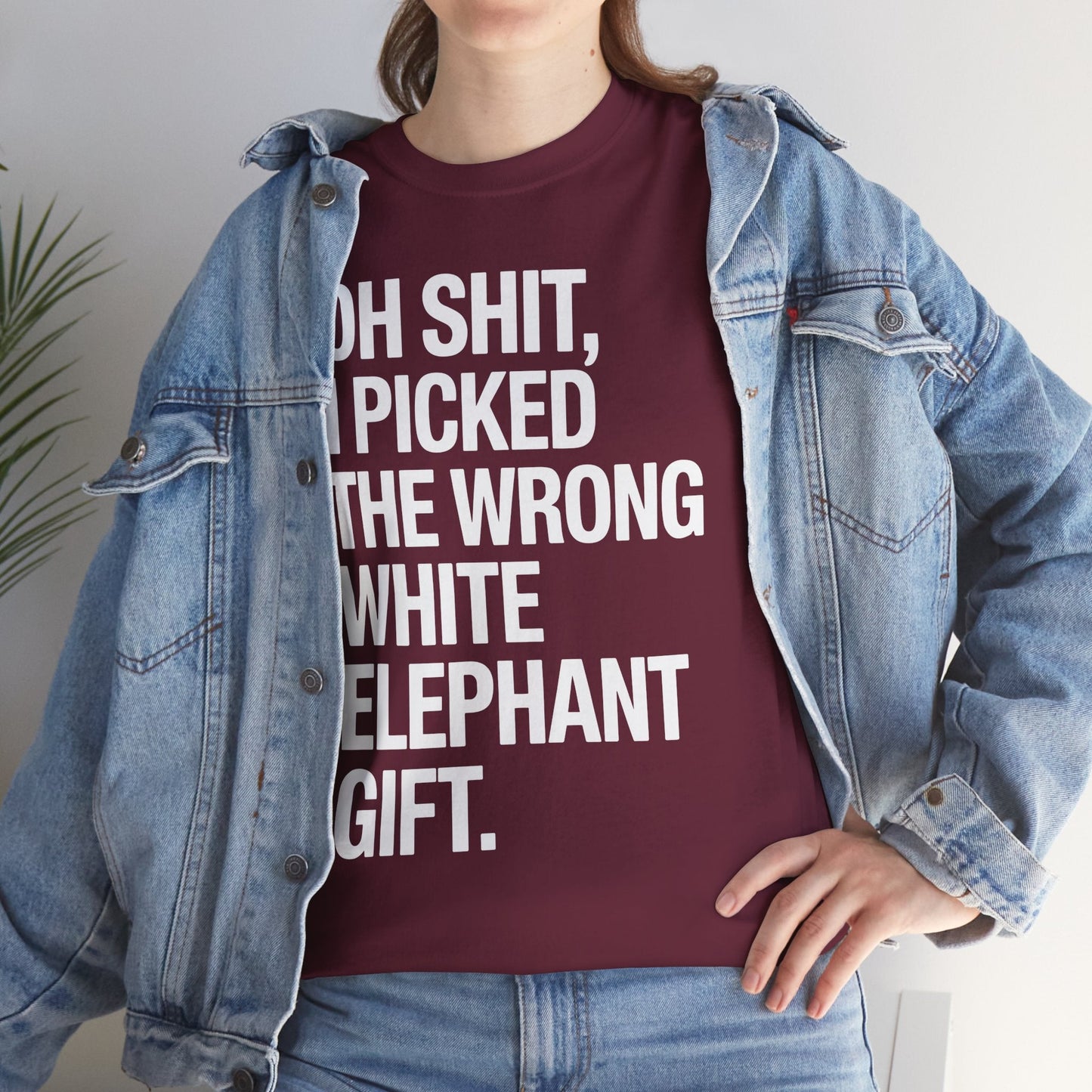 Oh Shit Funny White Elephant Gifts for Adults Under 15 20 T-Shirt