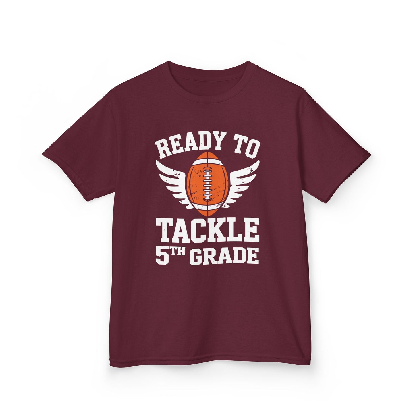 Ready To Tackle 5th Grade Football First Day Sport Kids T-Shirt