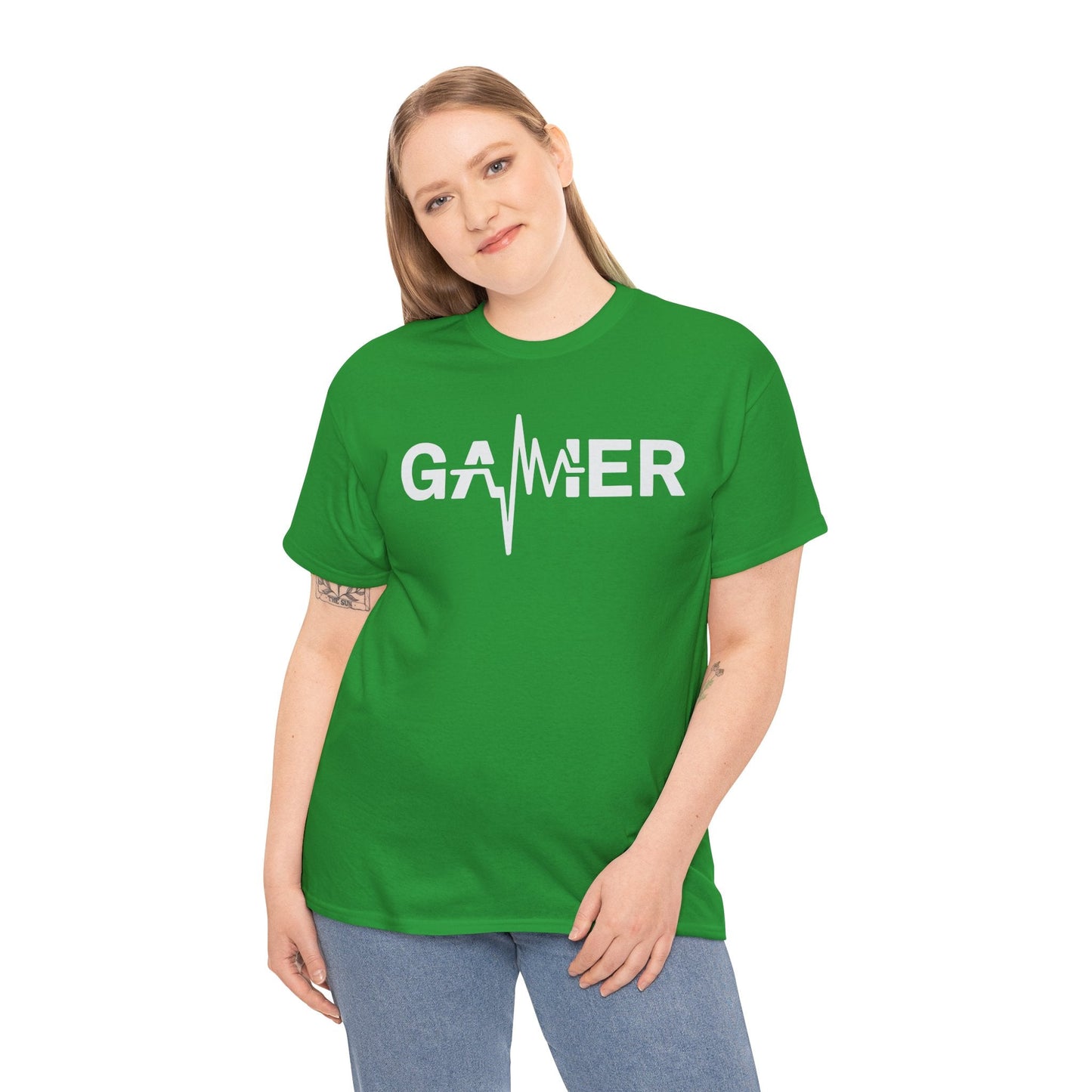 Gamer Heartbeat Video Games Graphic T-Shirt