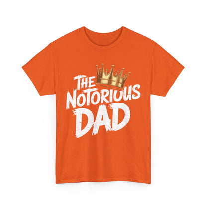 Old School Funny Hip Hop Fathers Day Notorious Dad T-Shirt
