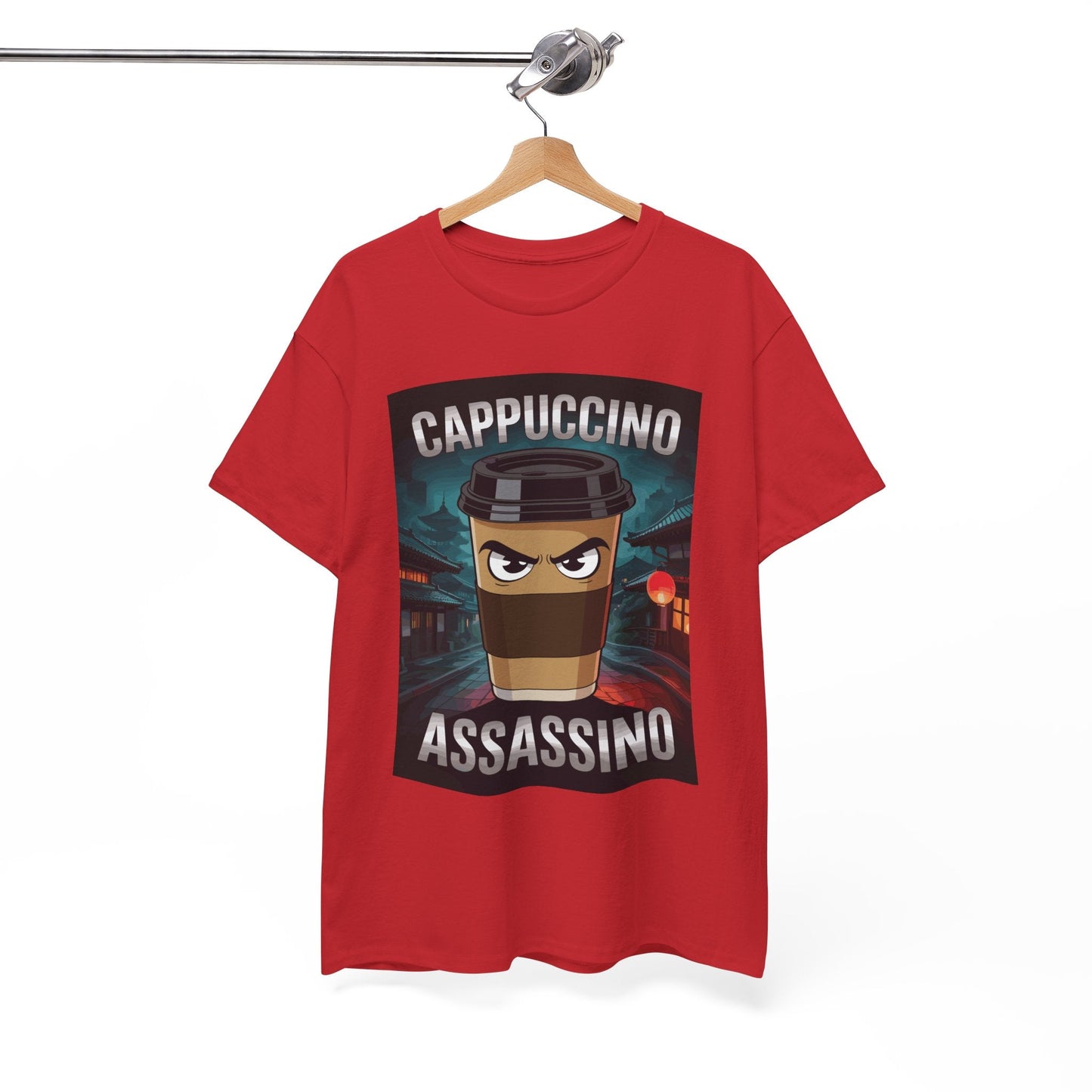 Cappuccino Assassino Coffee Lovers Italian Brainrot Meme T-Shirt