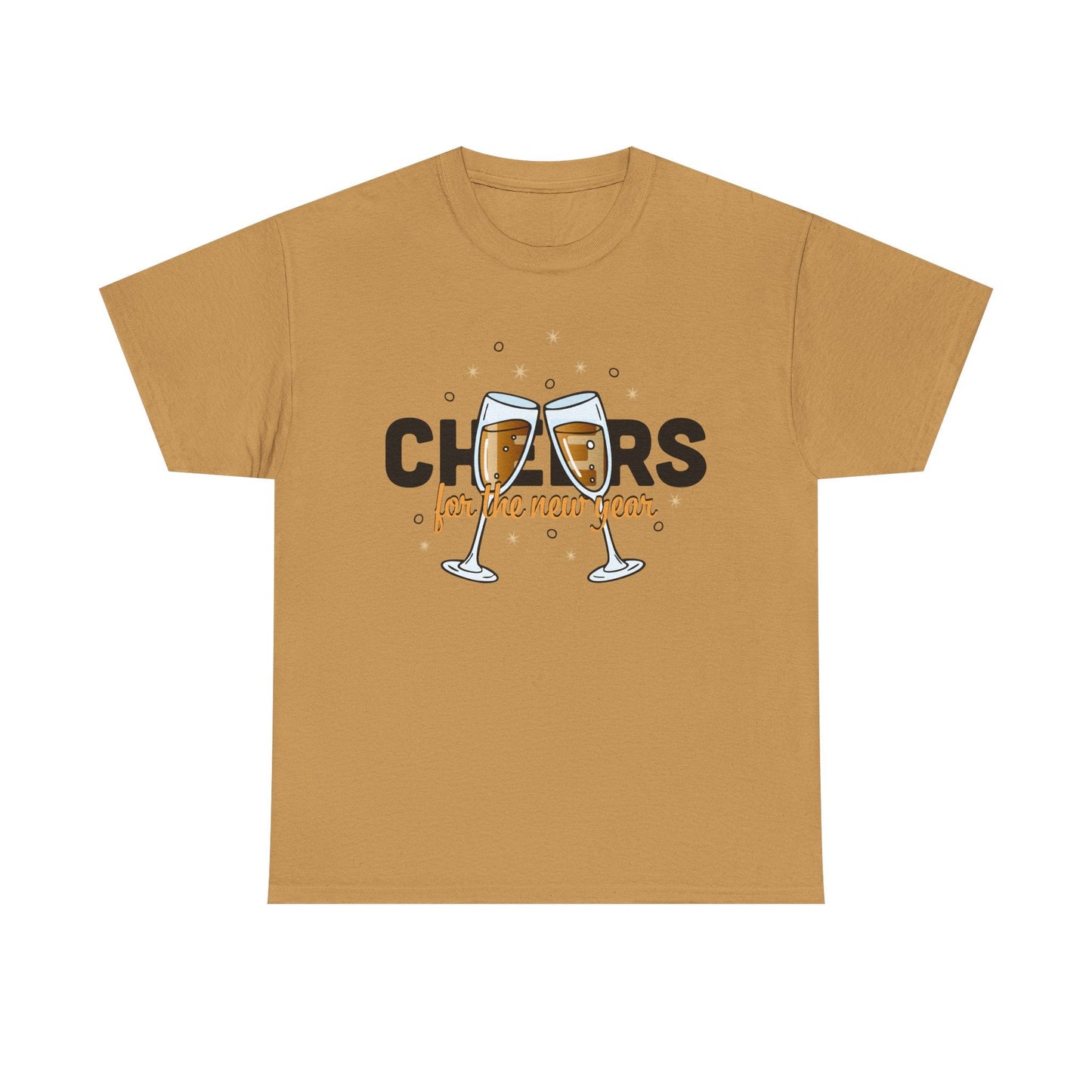 Happy New Year Cheers T-Shirt Festive New Year’s Eve Party Tee for Men and Women