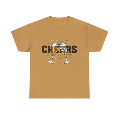 Happy New Year Cheers T-Shirt Festive New Year’s Eve Party Tee for Men and Women